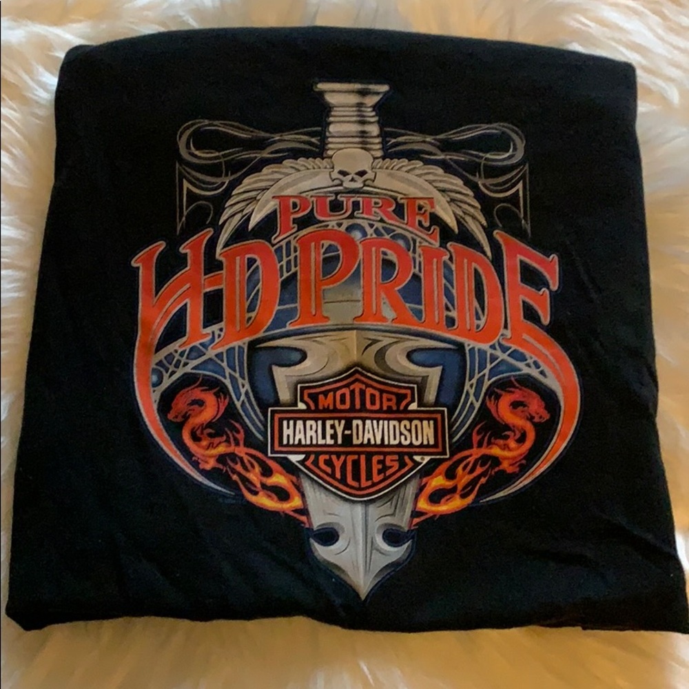 Harley-Davidson MENS T-shirt • large • vintage